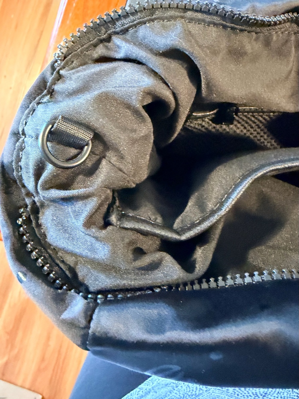 Bebe Sport Small Black Nylon Duffle Gym Bag - Picture 11 of 14